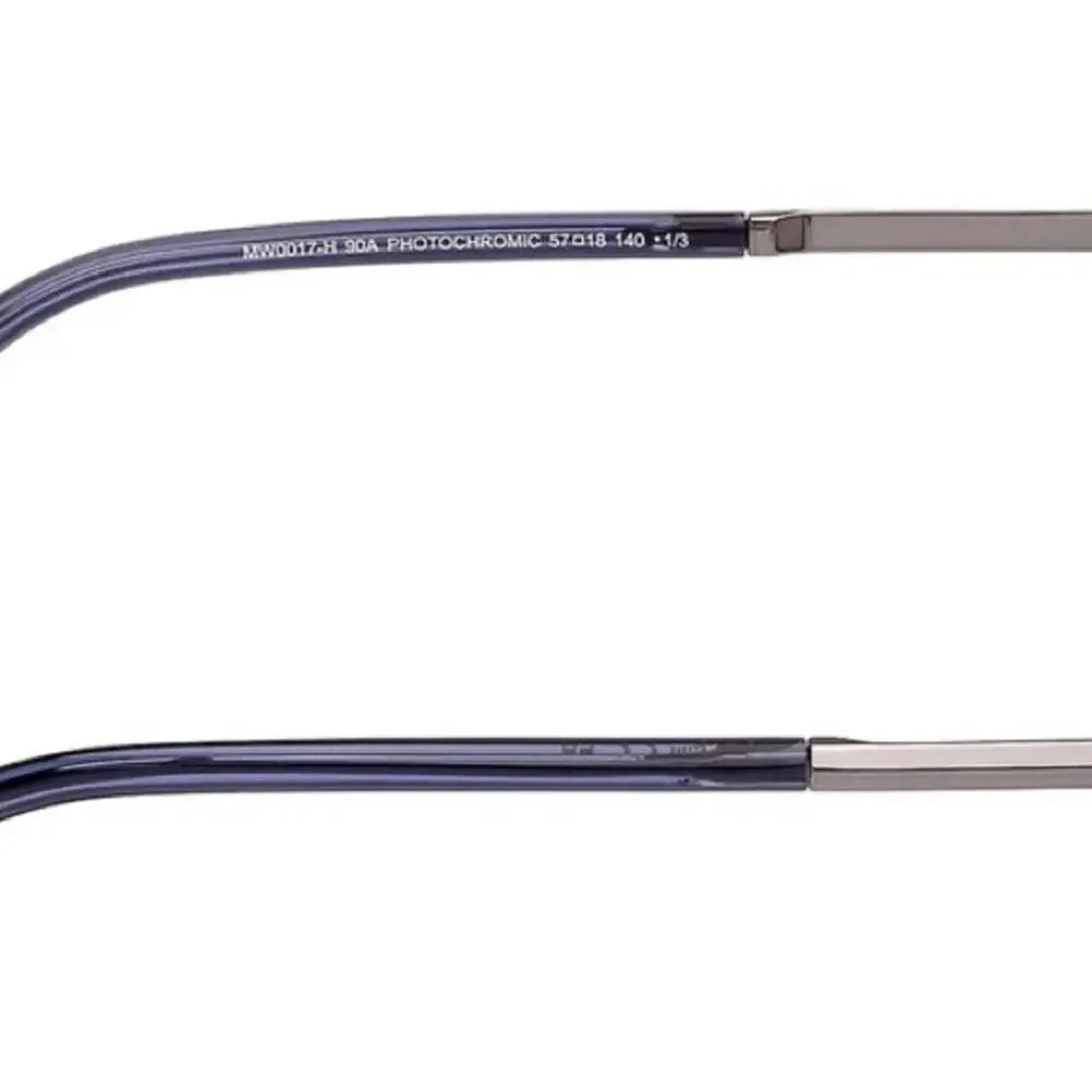 New! MCM Blue Shiny Blue Sunglasses, MW0017-H 90A, Photochromic Lenses Authentic
